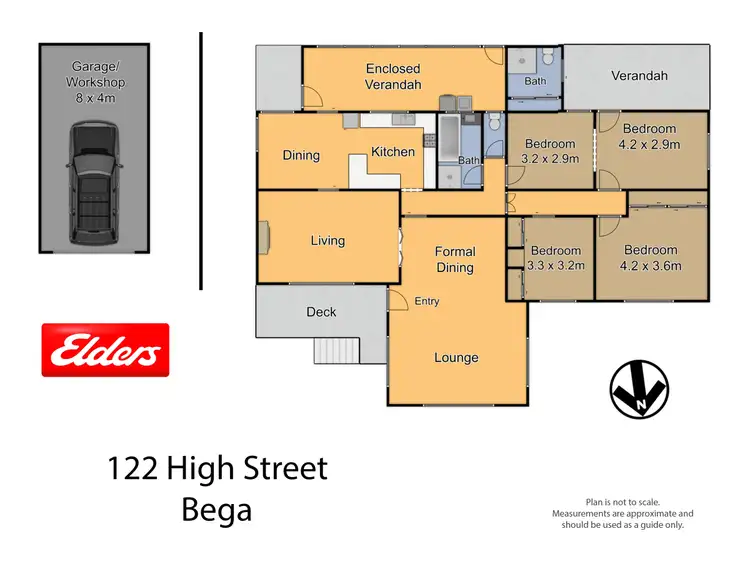 Floorplan of Homely house listing, 122 High Street, Bega NSW 2550