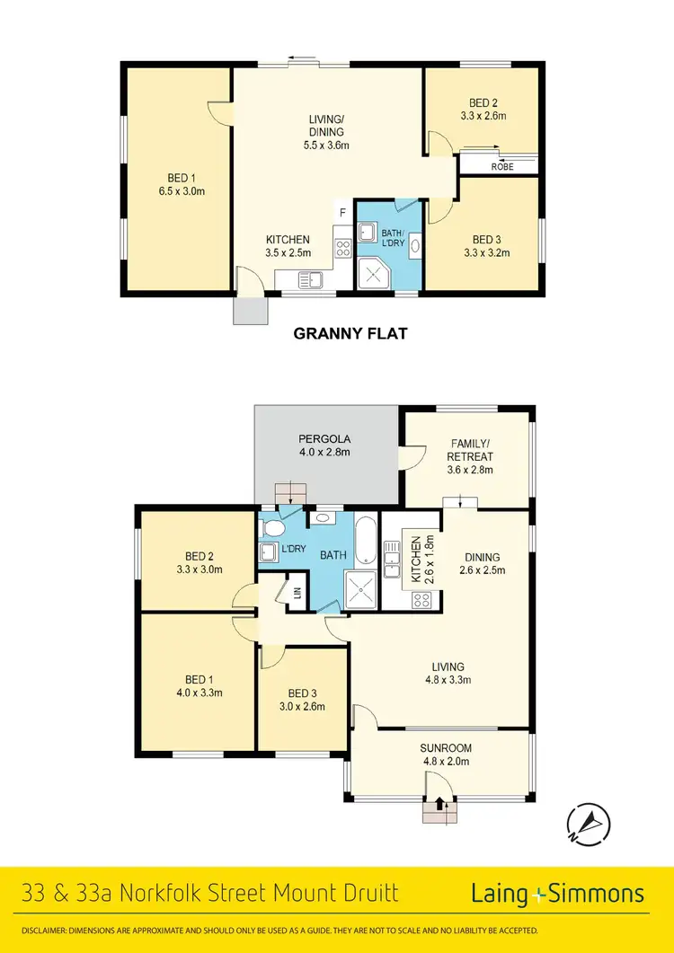 Floorplan of Homely house listing, 33 & 33A Norfolk Street, Mount Druitt NSW 2770
