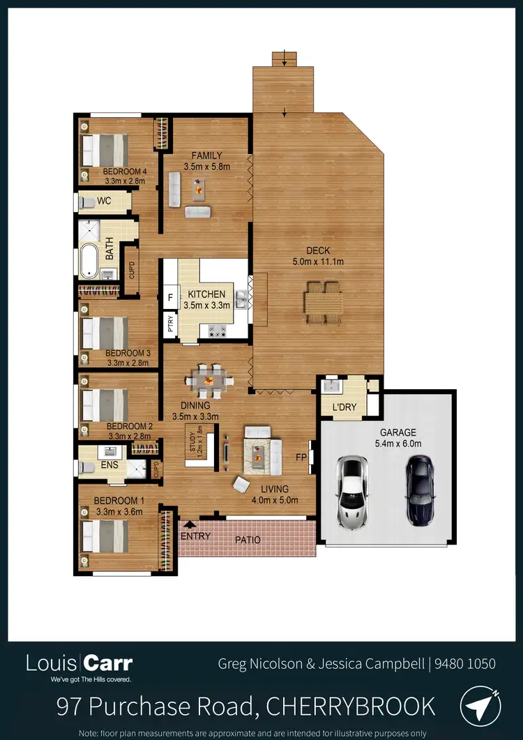 Floorplan of Homely house listing, 97 Purchase Road, Cherrybrook NSW 2126