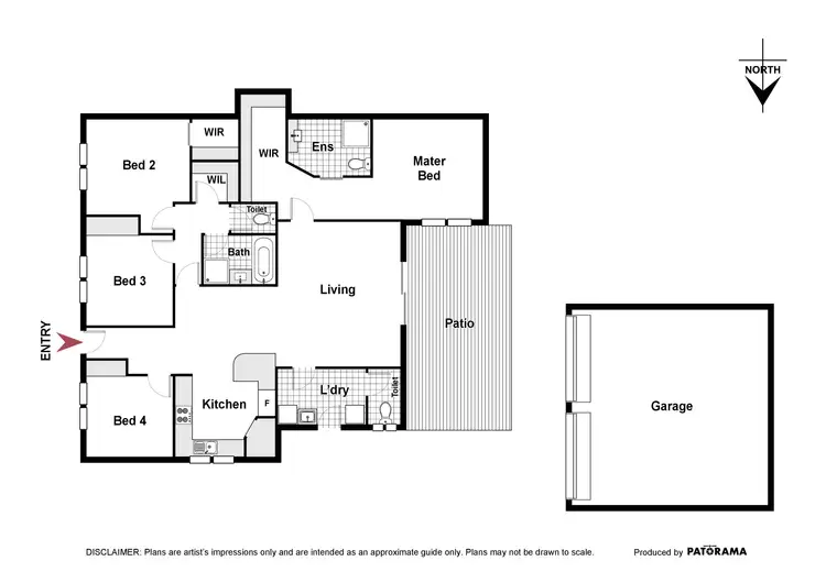 Floorplan of Homely house listing, 28 Bastow Circuit, Banks ACT 2906