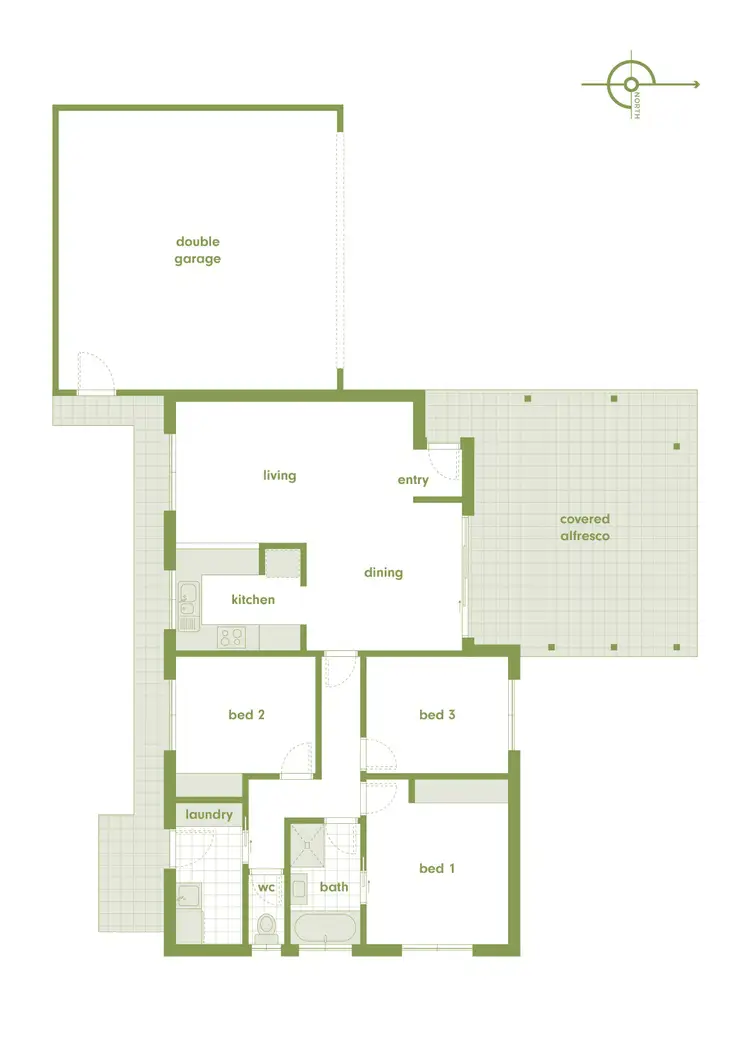 Floorplan of Homely townhouse listing, 9/41 Wiburd Street, Banks ACT 2906