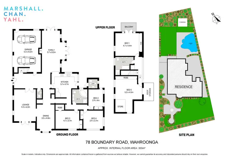 Floorplan of Homely house listing, 78 Boundary Road, Wahroonga NSW 2076
