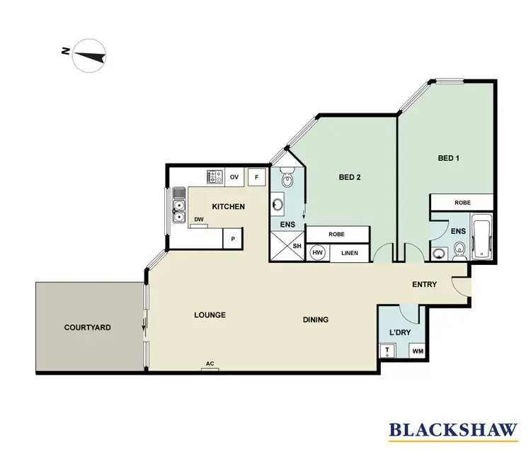 Floorplan of Homely apartment listing, 3/4 Jardine Street, Kingston ACT 2604