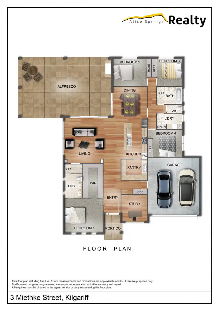Floorplan of Homely house listing, 3 Miethke Street, Kilgariff NT 873