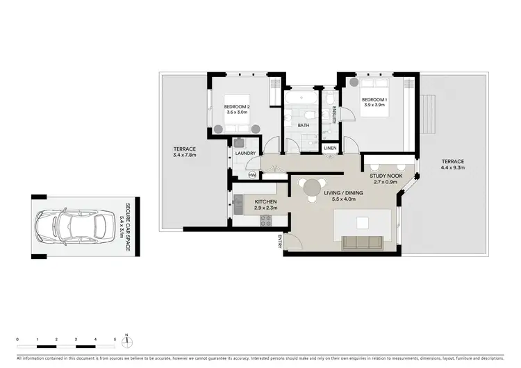 Floorplan of Homely apartment listing, 2/74-78 Crown Road, Queenscliff NSW 2096