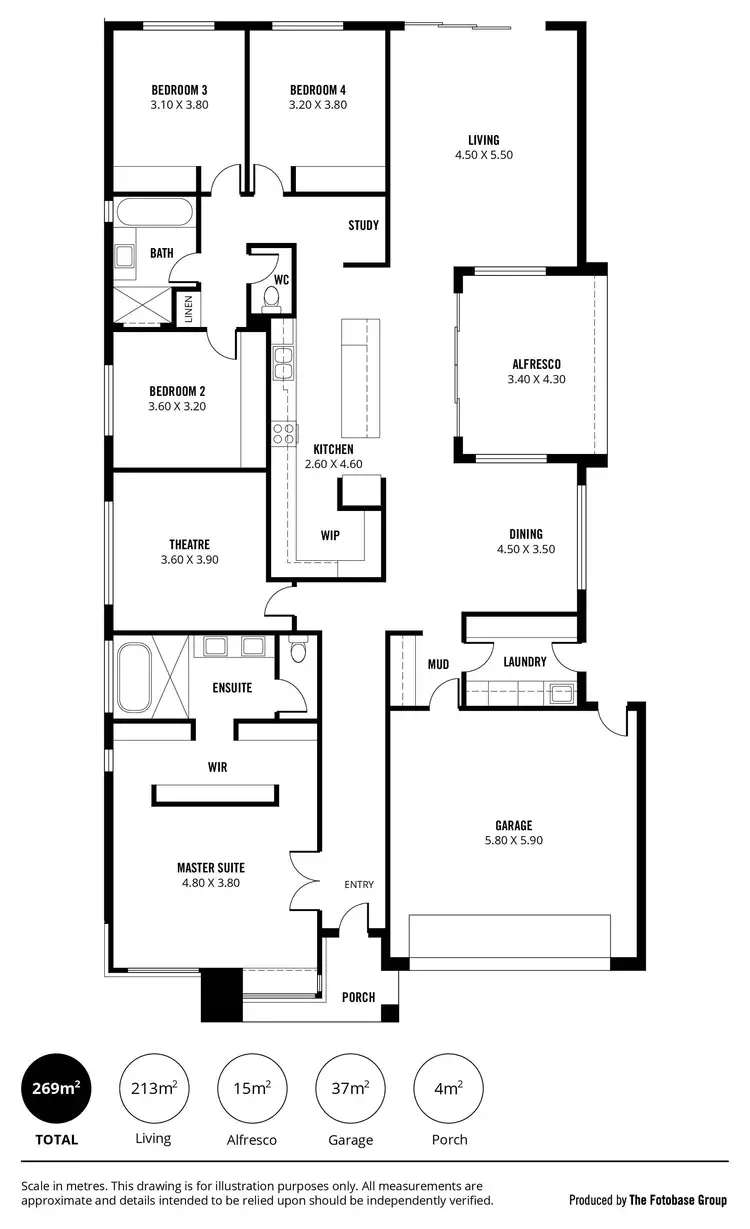 Floorplan of Homely house listing, 522 Tapleys Hill Road, Fulham Gardens SA 5024