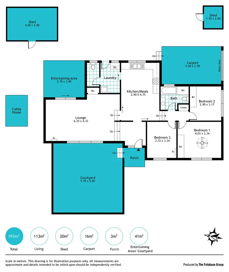 Floorplan of Homely house listing, 1 Greenwillow Crescent, Happy Valley SA 5159