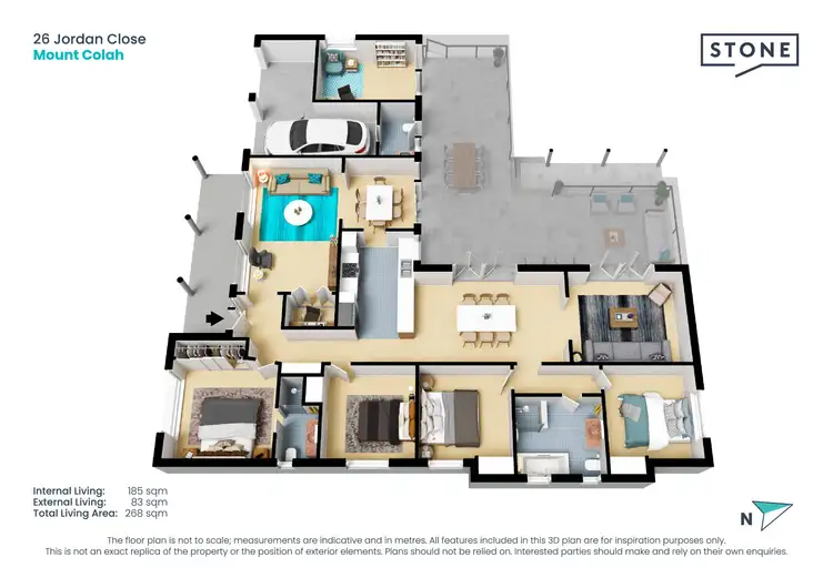 Floorplan of Homely house listing, 26 Jordan Close, Mount Colah NSW 2079