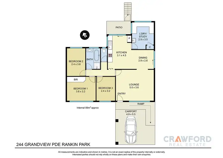 Floorplan of Homely house listing, 244 Grandview Road, Rankin Park NSW 2287