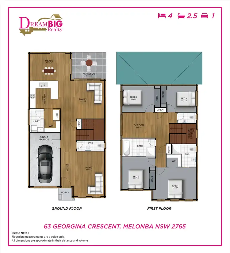 Floorplan of Homely house listing, 63 Georgina Crescent, Marsden Park NSW 2765