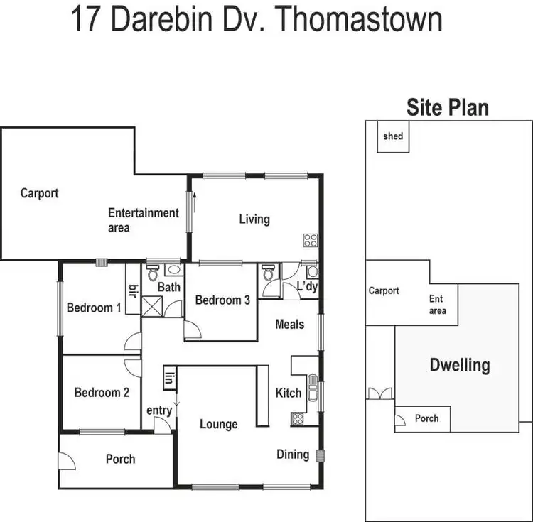 Floorplan of Homely house listing, 17 Darebin Drive, Thomastown VIC 3074