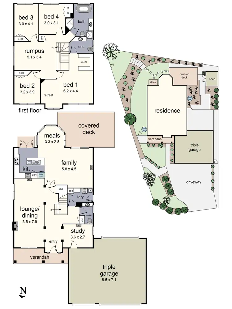 Floorplan of Homely house listing, 13 Galera Court, Wandin North VIC 3139