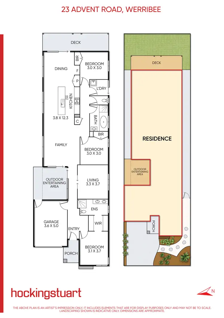 Floorplan of Homely house listing, 23 Advent Road, Werribee VIC 3030