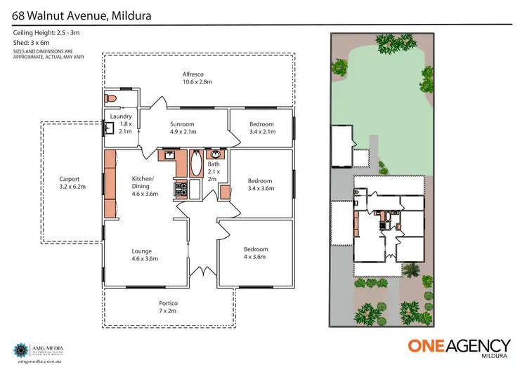 Floorplan of Homely house listing, 68 Walnut Avenue, Mildura VIC 3500