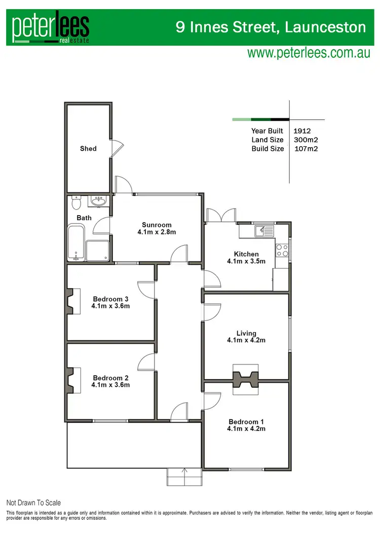 Floorplan of Homely terrace listing, 9 Innes Street, Launceston TAS 7250