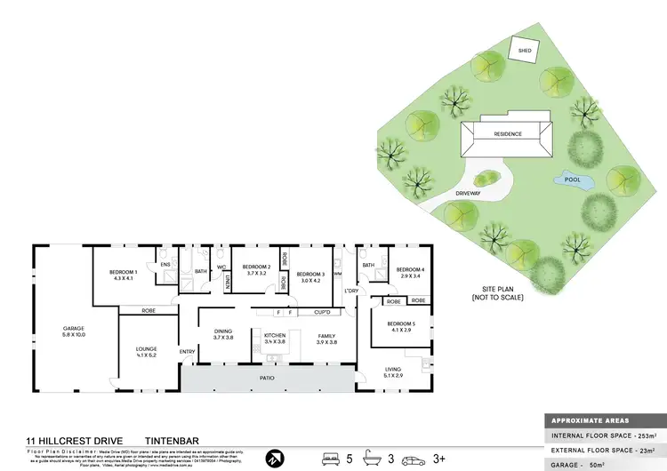 Floorplan of Homely house listing, 11 Hillcrest Drive, Tintenbar NSW 2478