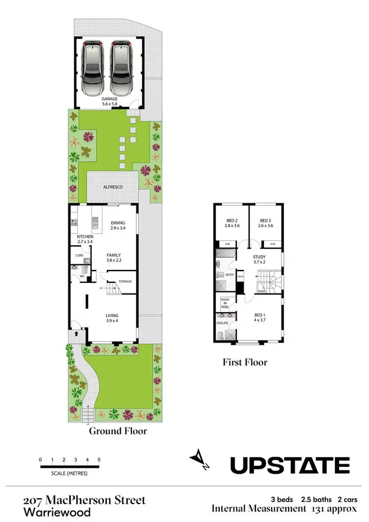 Floorplan of Homely townhouse listing, 207 MacPherson Street, Warriewood NSW 2102