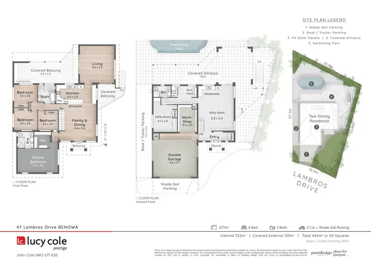 Floorplan of Homely house listing, 47 Lambros Drive, Benowa QLD 4217