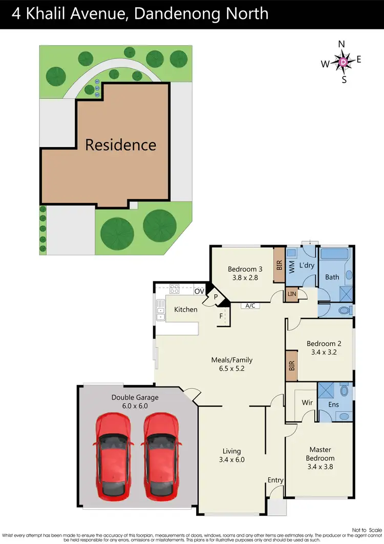 Floorplan of Homely house listing, 4 Khalil Avenue, Dandenong North VIC 3175