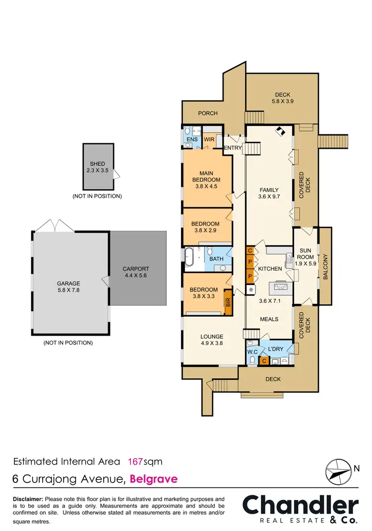 Floorplan of Homely house listing, 6 Currajong Avenue, Selby VIC 3159