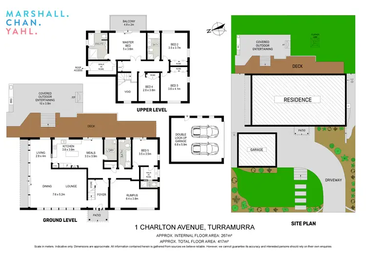 Floorplan of Homely house listing, 1 Charlton Avenue, Turramurra NSW 2074