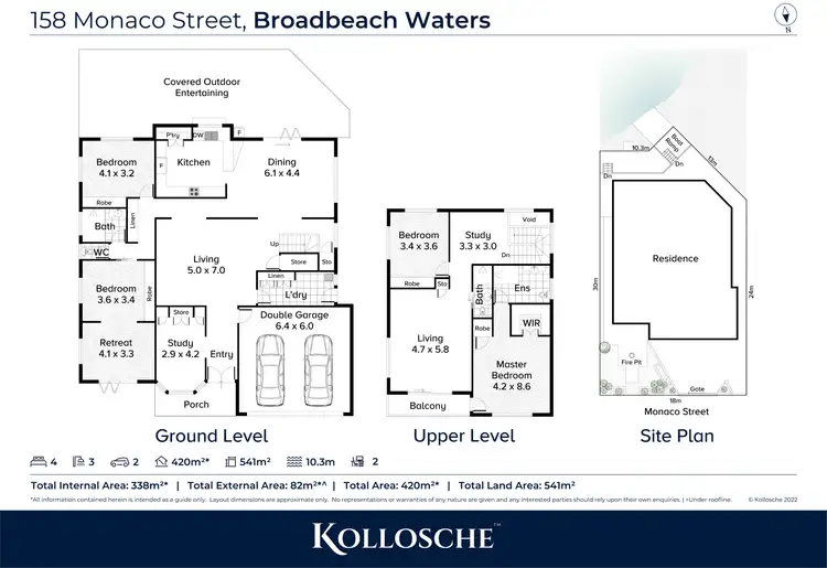 Floorplan of Homely house listing, 158 Monaco Street, Broadbeach Waters QLD 4218