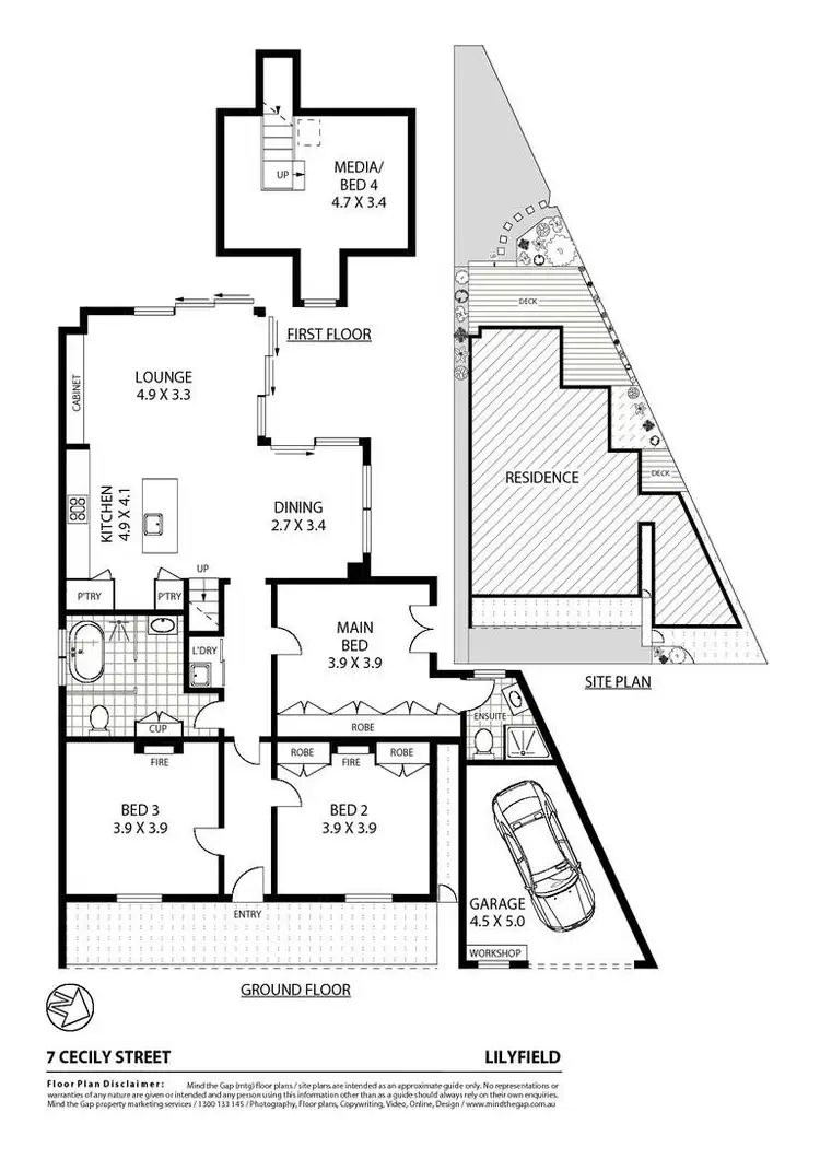 Floorplan of Homely house listing, 7 Cecily Street, Lilyfield NSW 2040