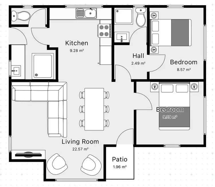 Floorplan of Homely house listing, 35A Johns Street, Mildura VIC 3500