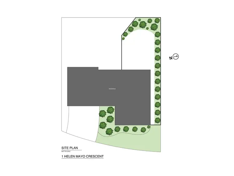 Floorplan of Homely house listing, 1 Helen Mayo Crescent, Bonython ACT 2905