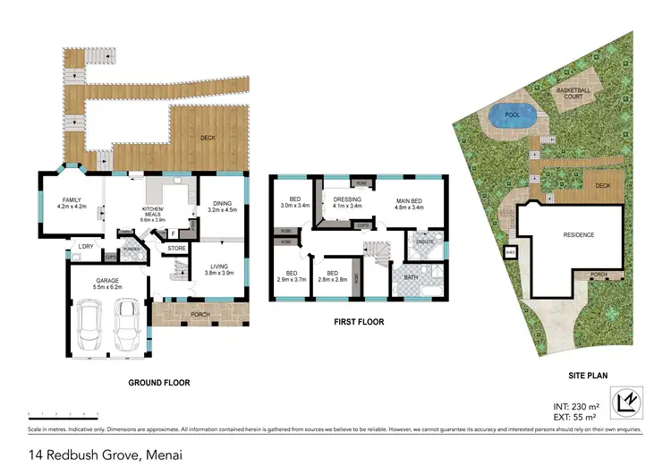 Floorplan of Homely house listing, 14 Redbush Grove, Menai NSW 2234