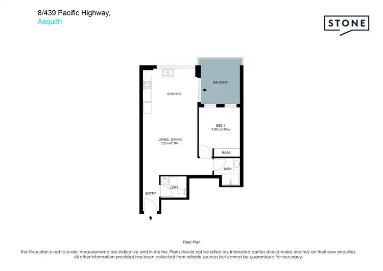Floorplan of Homely apartment listing, 9/439 Pacific Highway, Asquith NSW 2077