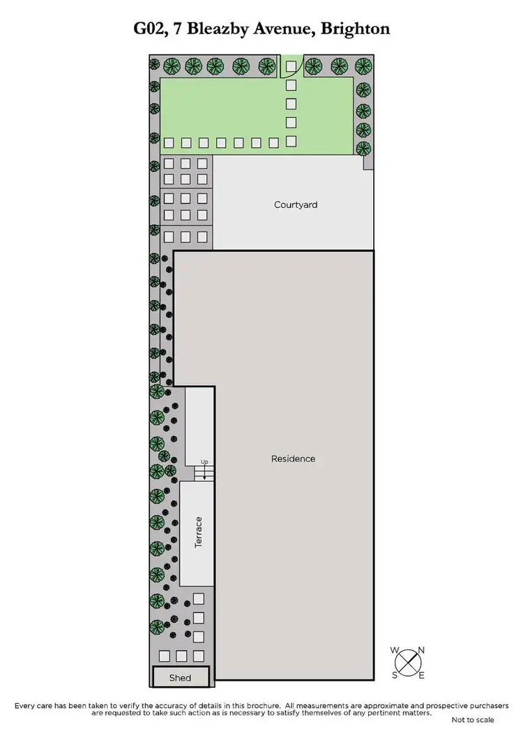 Floorplan of Homely apartment listing, G02/7 Bleazby Street, Brighton VIC 3186