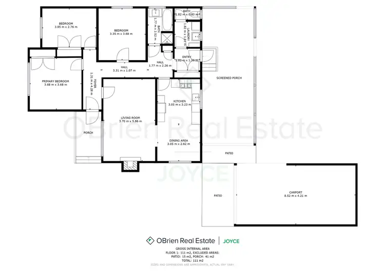 Floorplan of Homely house listing, 14 Okeeffe Street, Wangaratta VIC 3677