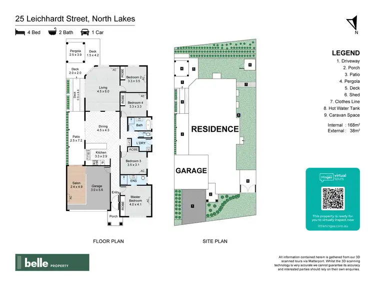 Floorplan of Homely house listing, 25 Leichhardt Street, North Lakes QLD 4509