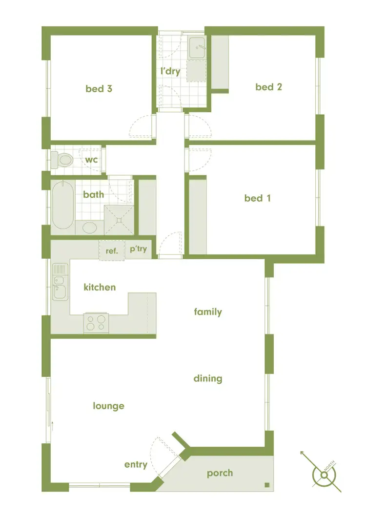 Floorplan of Homely house listing, 7 Brawn Place, Calwell ACT 2905
