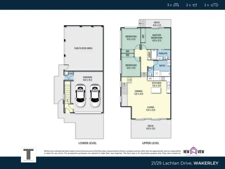 Floorplan of Homely townhouse listing, 21/29 Lachlan Drive, Wakerley QLD 4154