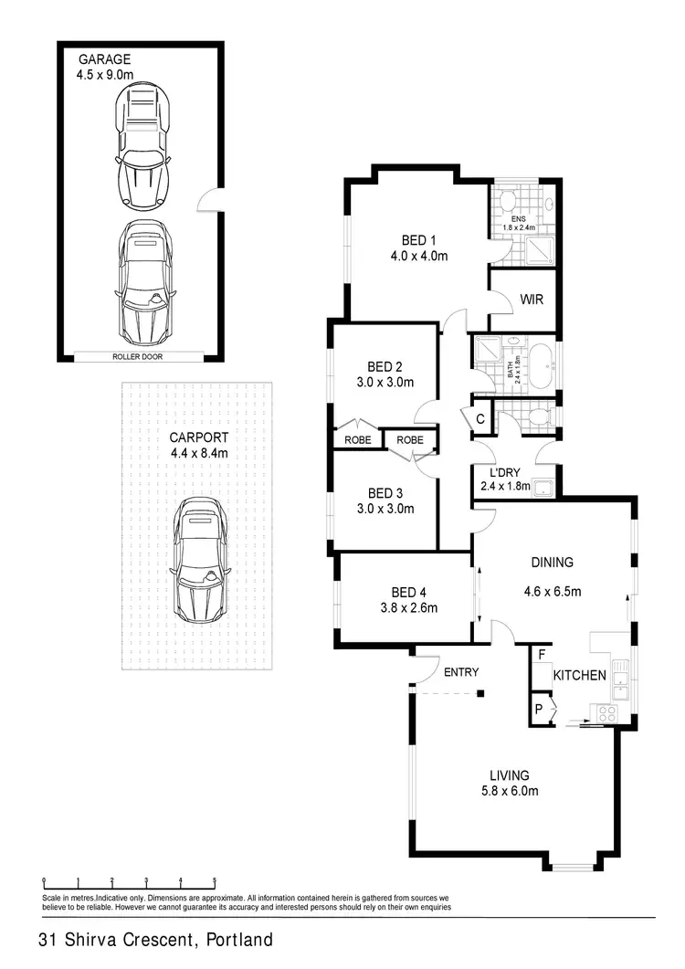 Floorplan of Homely house listing, 31 Shirva Crescent, Portland VIC 3305