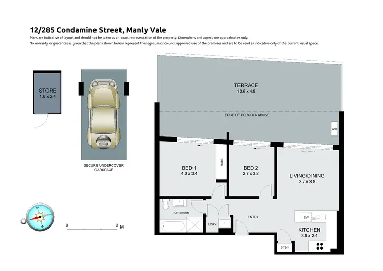 Floorplan of Homely apartment listing, 12/285 Condamine Street, Manly Vale NSW 2093