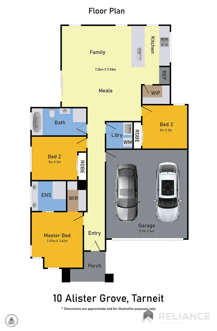 Floorplan of Homely house listing, 10 Alister Grove, Tarneit VIC 3029