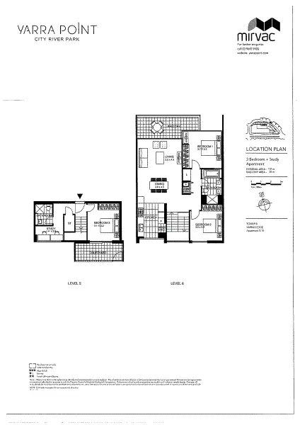 Floorplan of Homely apartment listing, 515/13 Point Park Crescent, Docklands VIC 3008