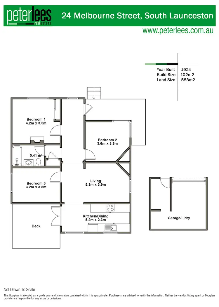 Floorplan of Homely house listing, 24 Melbourne Street, South Launceston TAS 7249