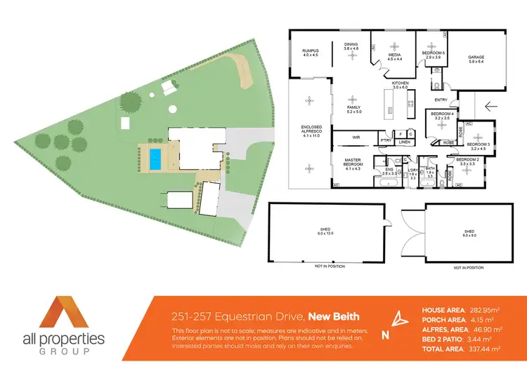Floorplan of Homely house listing, 251-257 Equestrian Drive, New Beith QLD 4124
