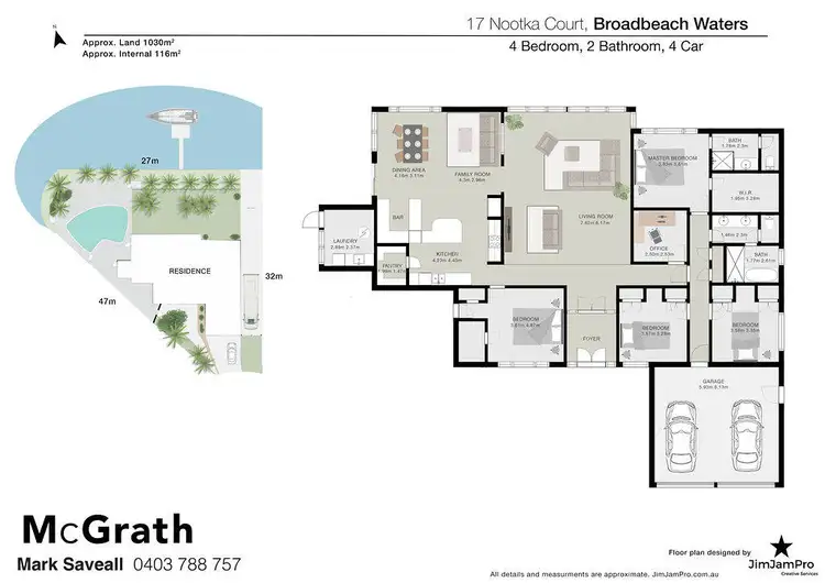 Floorplan of Homely house listing, 17 Nootka Court, Broadbeach Waters QLD 4218