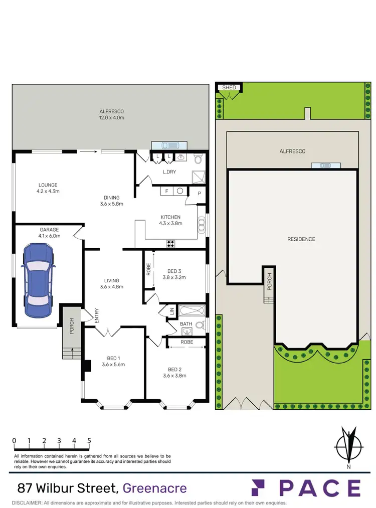 Floorplan of Homely house listing, 87 Wilbur Street, Greenacre NSW 2190