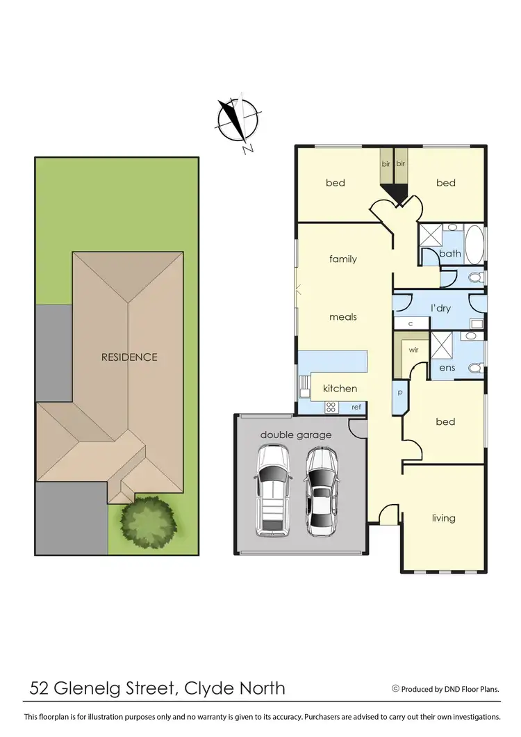 Floorplan of Homely house listing, 52 Glenelg Street, Clyde North VIC 3978