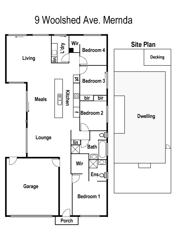 Floorplan of Homely house listing, 9 Woolshed Avenue, Mernda VIC 3754