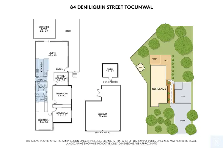 Floorplan of Homely house listing, 84 Deniliquin Street, Tocumwal NSW 2714