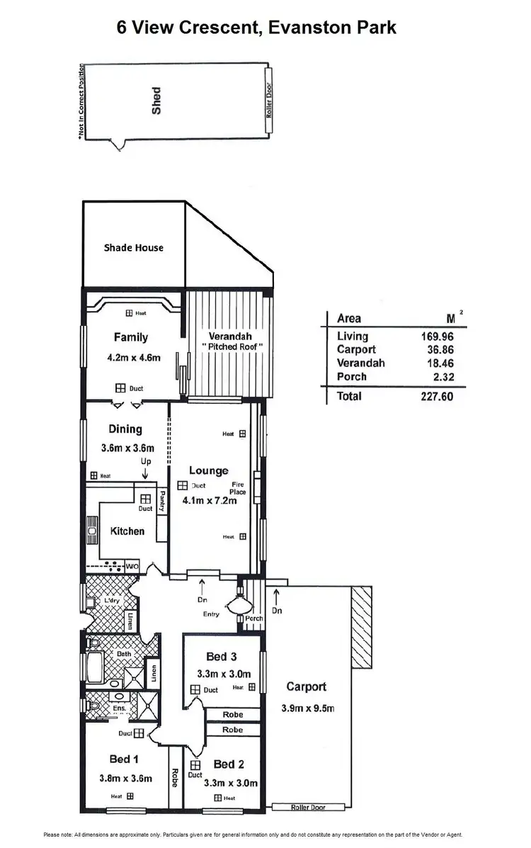 Floorplan of Homely house listing, 6 View Crescent, Evanston Park SA 5116