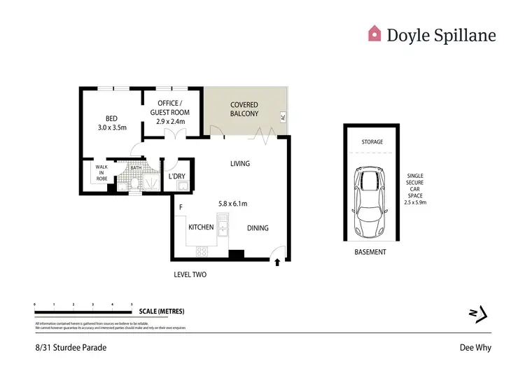 Floorplan of Homely apartment listing, 8/31 Sturdee Parade, Dee Why NSW 2099