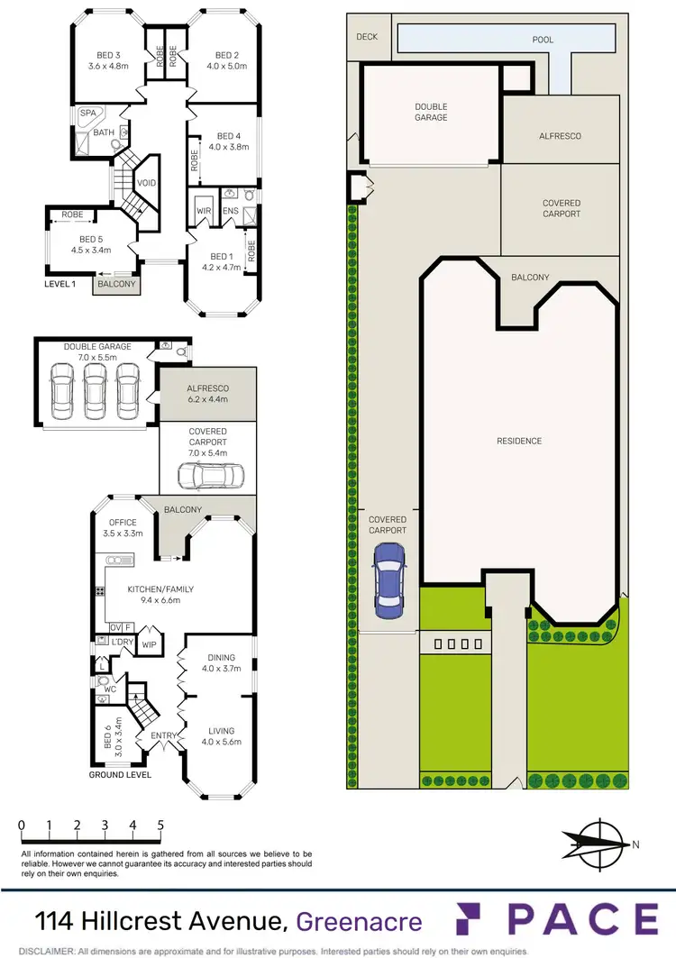 Floorplan of Homely house listing, 114 Hillcrest Avenue, Greenacre NSW 2190